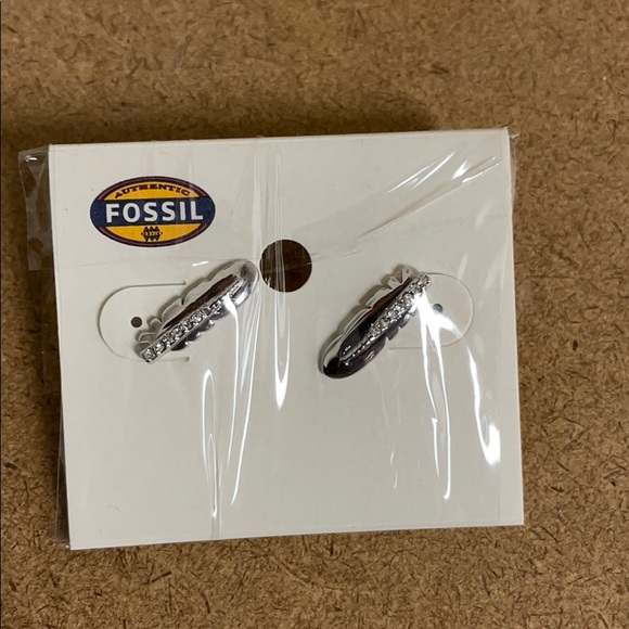 Fossil Rose Gold Earrings - Picture 3 of 5